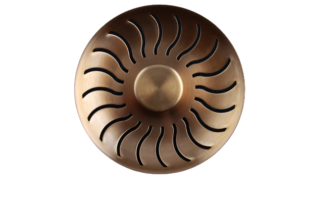 CARESSI Copper Basket Strainer 97mm - Durable Kitchen Drain Solution 1