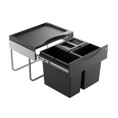 Eco-Friendly Triple Bin Trash Container for Efficient Waste Separation in 500 mm Cabinets 2