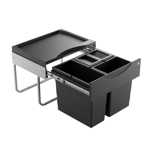 Eco-Friendly Triple Bin Trash Container for Efficient Waste Separation in 500 mm Cabinets 2