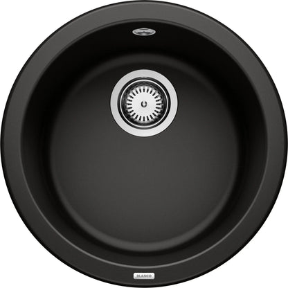 BLANCO RONDO - Premium Black Granite Kitchen Sink with Round Design, 450mm 1