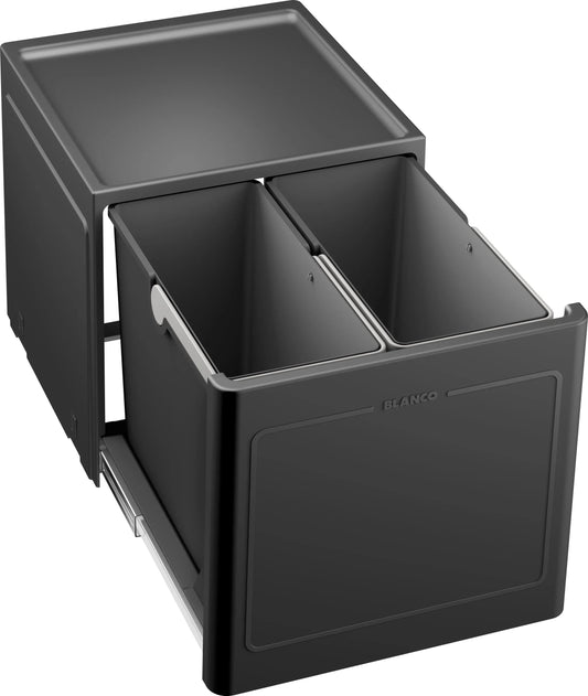 Blanco - Botton Pro - 45/2 - Automatic Waste System - High-Quality Plastic - Compact Design 0