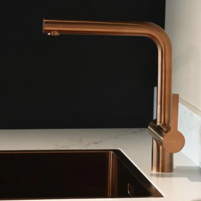 Caressi - Copper Kitchen Sink with PVD Coating for Durability & Elegance 3