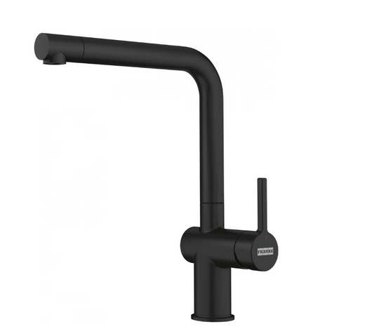 Franke Active L Kitchen Faucet - Matte Black Fixed Spout for Modern Kitchens 1