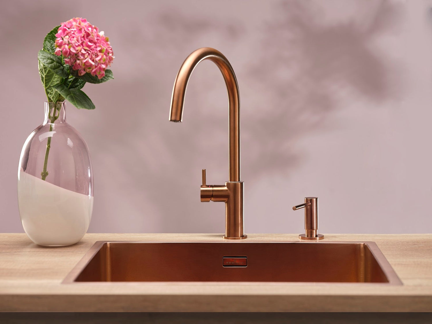 Reginox - New York - OKG Comfort - Kitchen Sink - 50x40 cm - Copper Rose 3