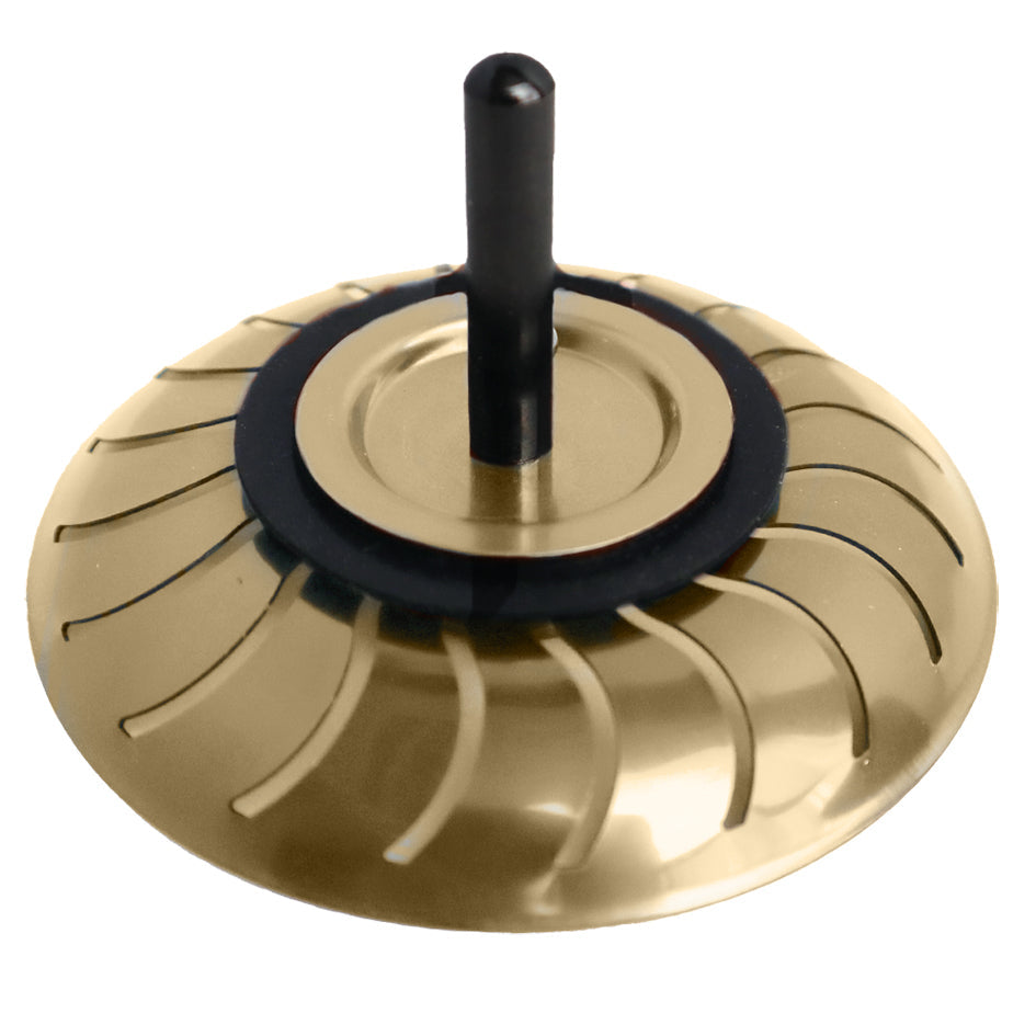 CARESSI 97mm Gold Basket Strainer for Efficient Kitchen Drainage & Style 2